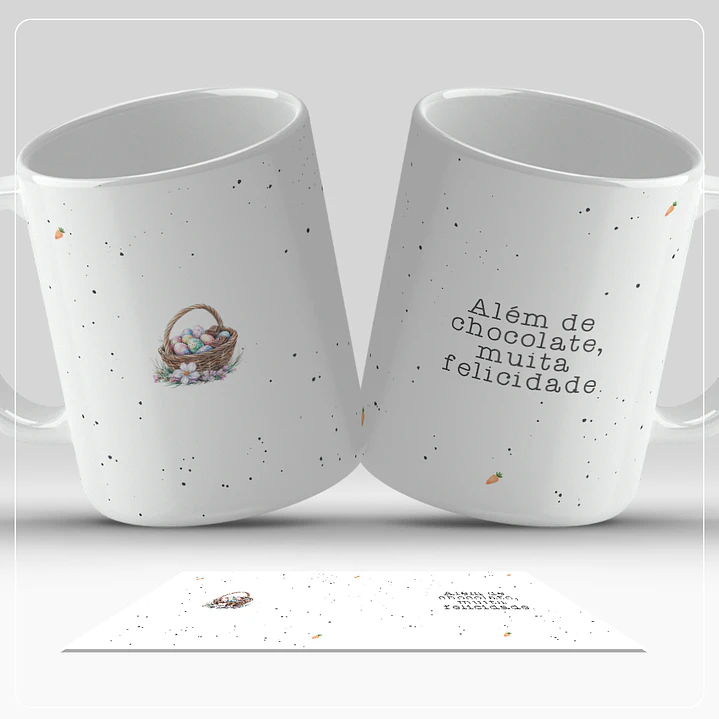 9 Artes para Caneca Páscoa Minimalista Arquivo em Jpg 8