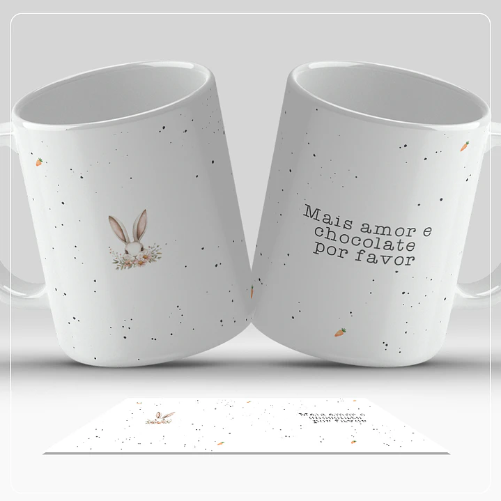 9 Artes para Caneca Páscoa Minimalista Arquivo em Jpg 9