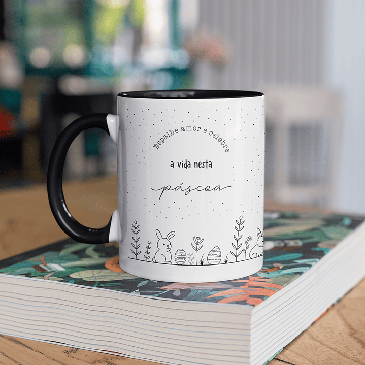 11 Artes para Caneca Páscoa Arquivo em Pdf Editável  3