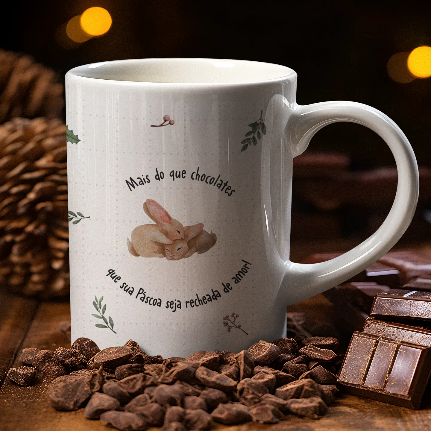 11 Artes para Caneca Páscoa Arquivo em Pdf Editável  12