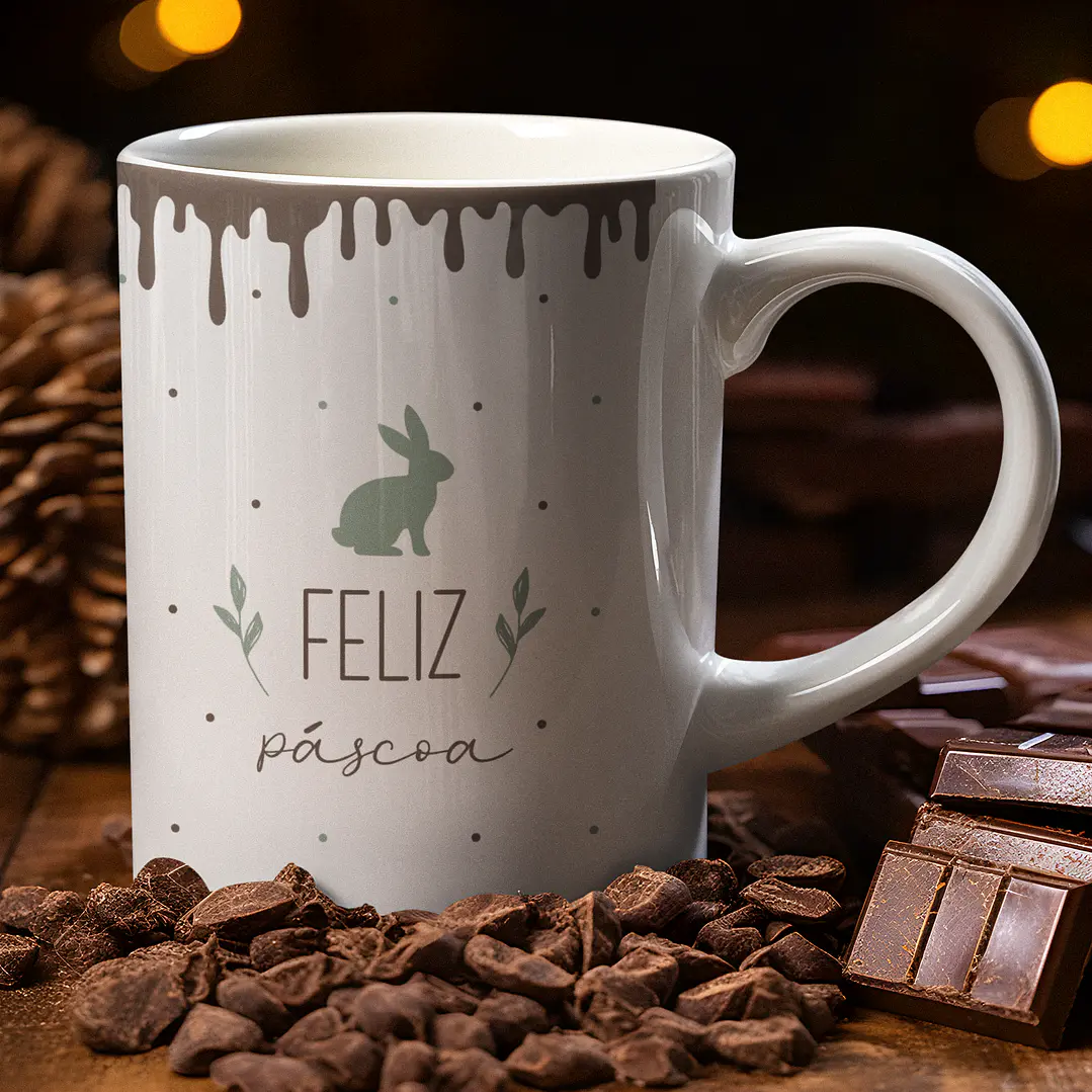 11 Artes para Caneca Páscoa Arquivo em Pdf Editável  13