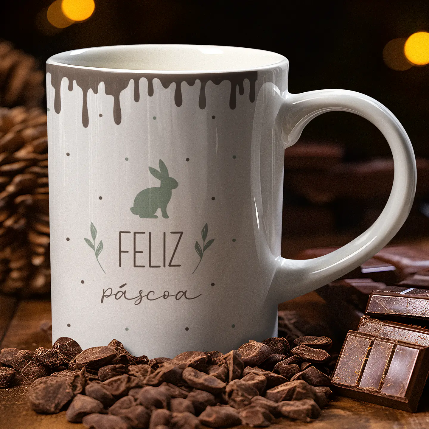 11 Artes para Caneca Páscoa Arquivo em Pdf Editável  13