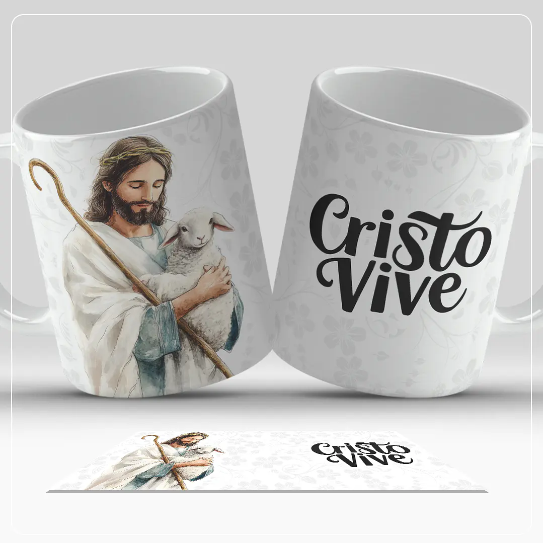 17 Artes para Caneca Páscoa Cristã Arquivo em Jpg 11