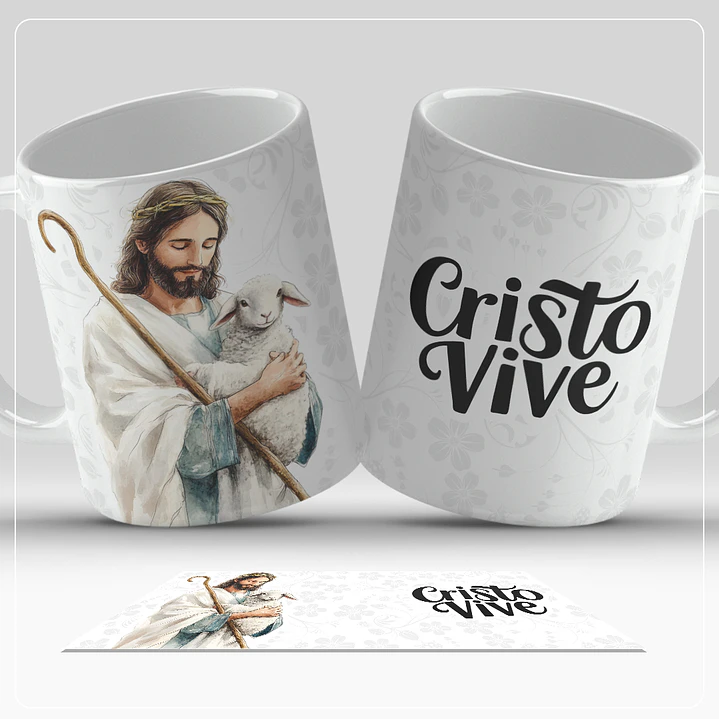 17 Artes para Caneca Páscoa Cristã Arquivo em Jpg 11