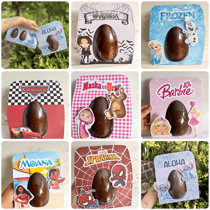 Arquivos Ovos de Páscoa Personagens e Mimos Arquivo Editável Canva 4