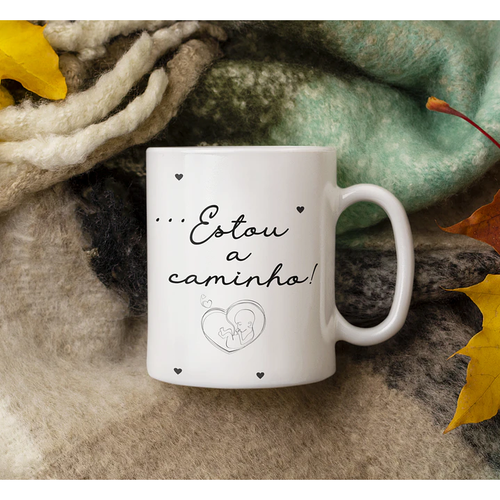Arte Caneca Prepare o colinho estou chegando Revelação Gravidez Arquivo em Jpg  2