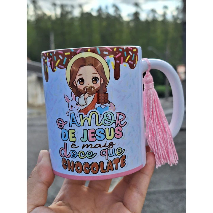 5 Artes para Caneca A verdadeira Páscoa Jesus Arquivo em Jpg 1