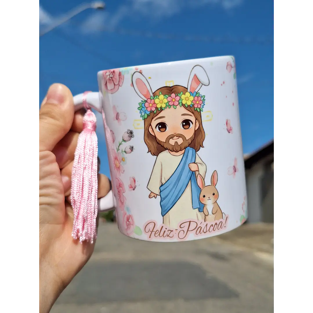 5 Artes para Caneca A verdadeira Páscoa Jesus Arquivo em Jpg 4