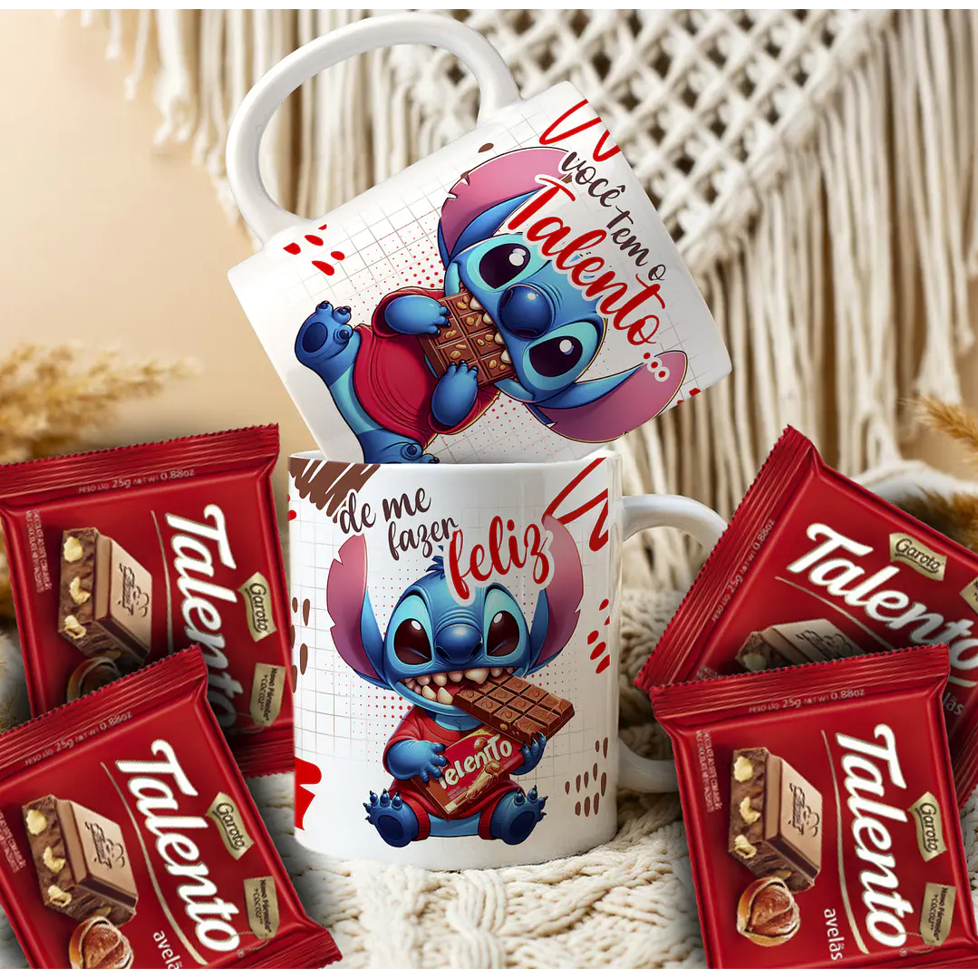 14 Artes para Caneca Páscoa Stitch Arquivo Editável 1