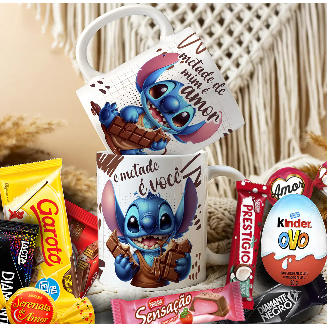 14 Artes para Caneca Páscoa Stitch Arquivo Editável 5