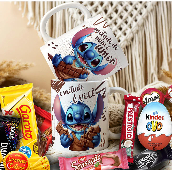 14 Artes para Caneca Páscoa Stitch Arquivo Editável 5