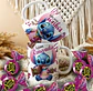 14 Artes para Caneca Páscoa Stitch Arquivo Editável - Miniatura 10