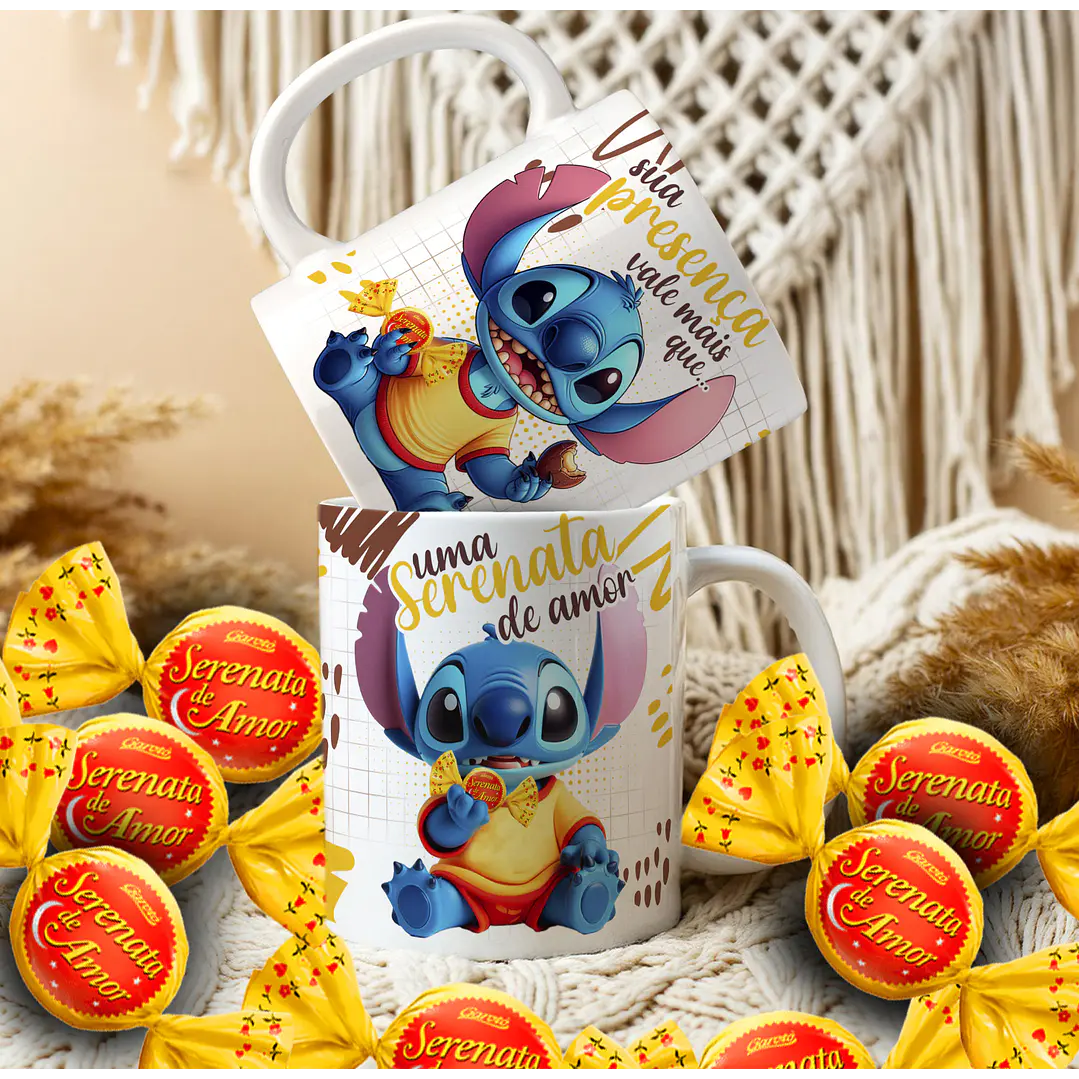 14 Artes para Caneca Páscoa Stitch Arquivo Editável 13
