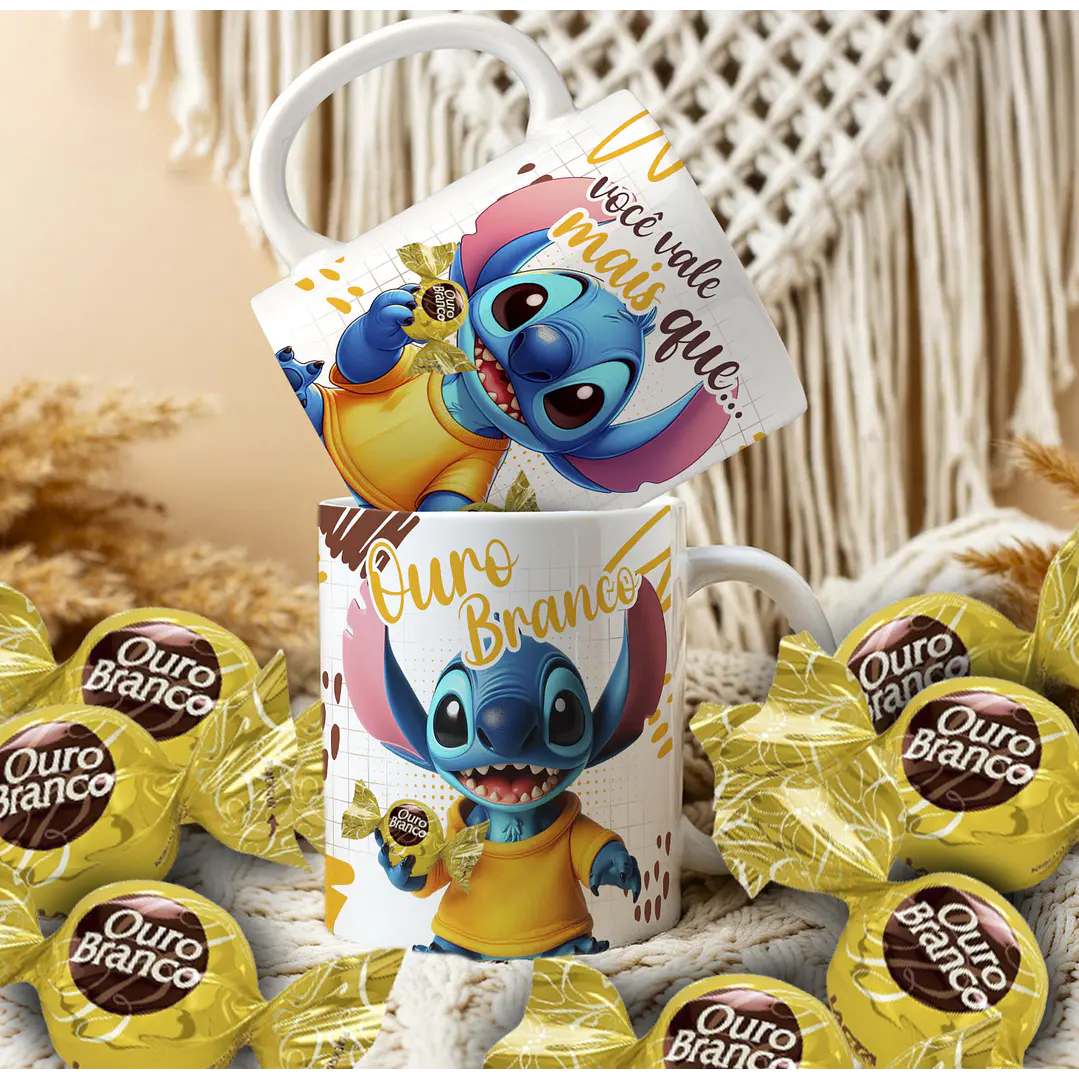 14 Artes para Caneca Páscoa Stitch Arquivo Editável 14