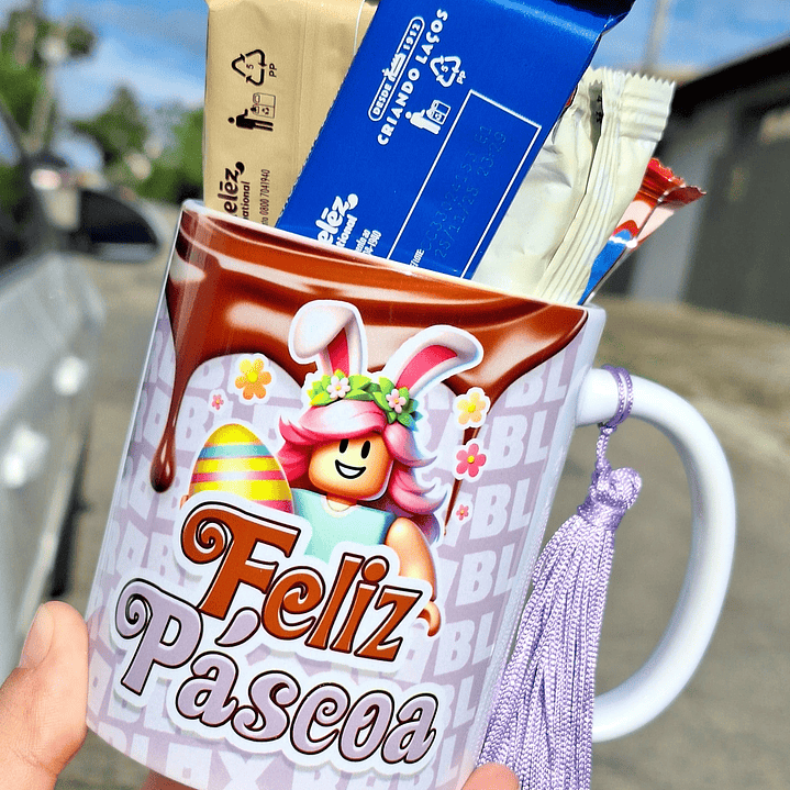 10 Artes para Caneca Páscoa Roblox Arquivo em Jpg 4