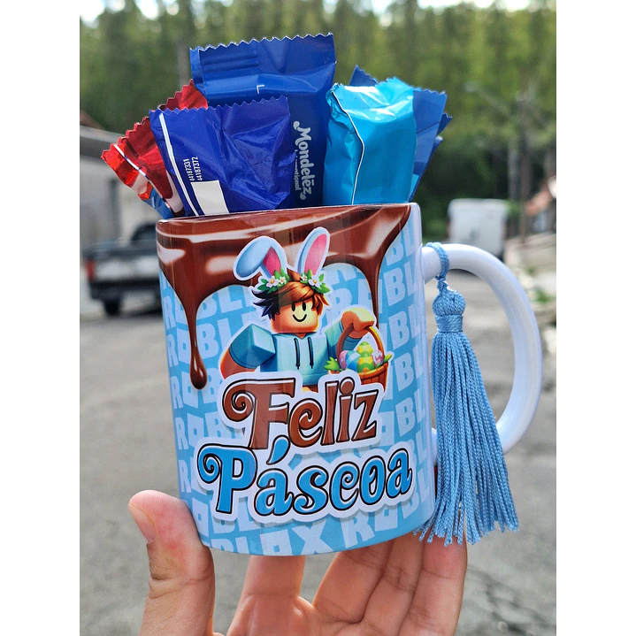 10 Artes para Caneca Páscoa Roblox Arquivo em Jpg 1
