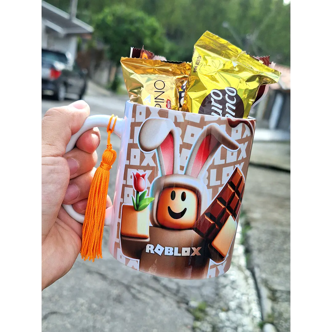 10 Artes para Caneca Páscoa Roblox Arquivo em Jpg 6