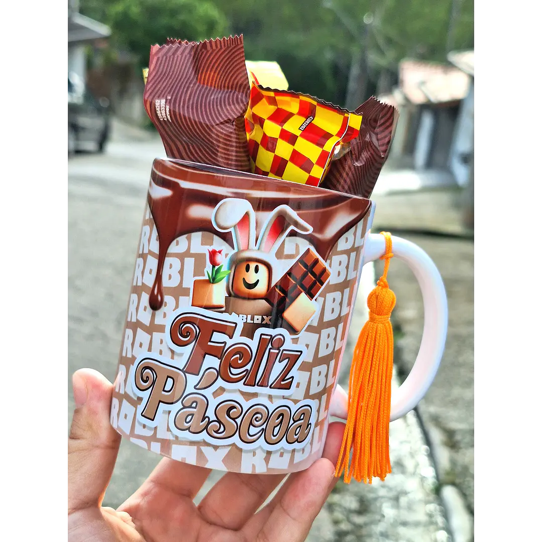 10 Artes para Caneca Páscoa Roblox Arquivo em Jpg 7