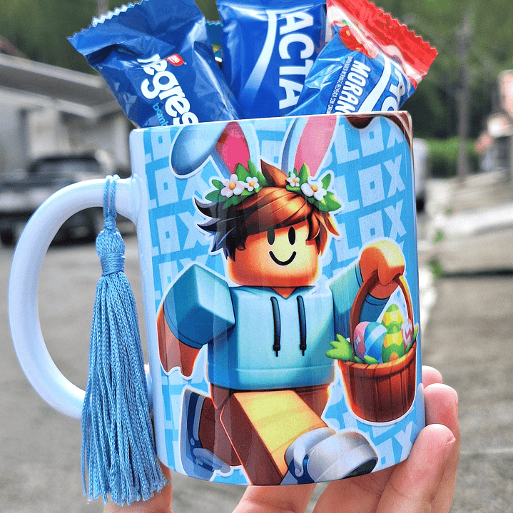10 Artes para Caneca Páscoa Roblox Arquivo em Jpg 8