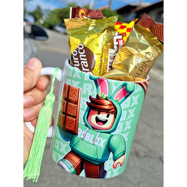 10 Artes para Caneca Páscoa Roblox Arquivo em Jpg 10