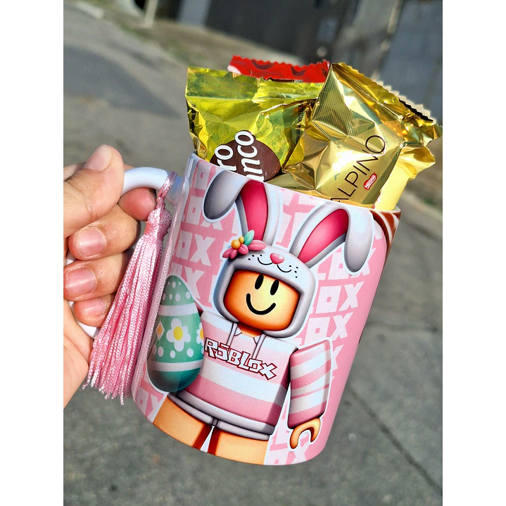 10 Artes para Caneca Páscoa Roblox Arquivo em Jpg 12