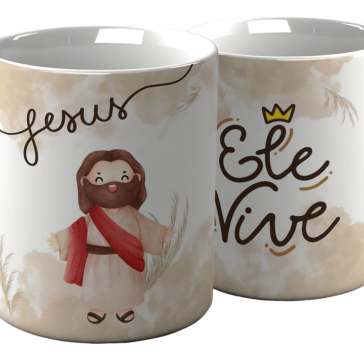 15 Artes para Caneca Páscoa Aquarela Arquivo em Jpg  6