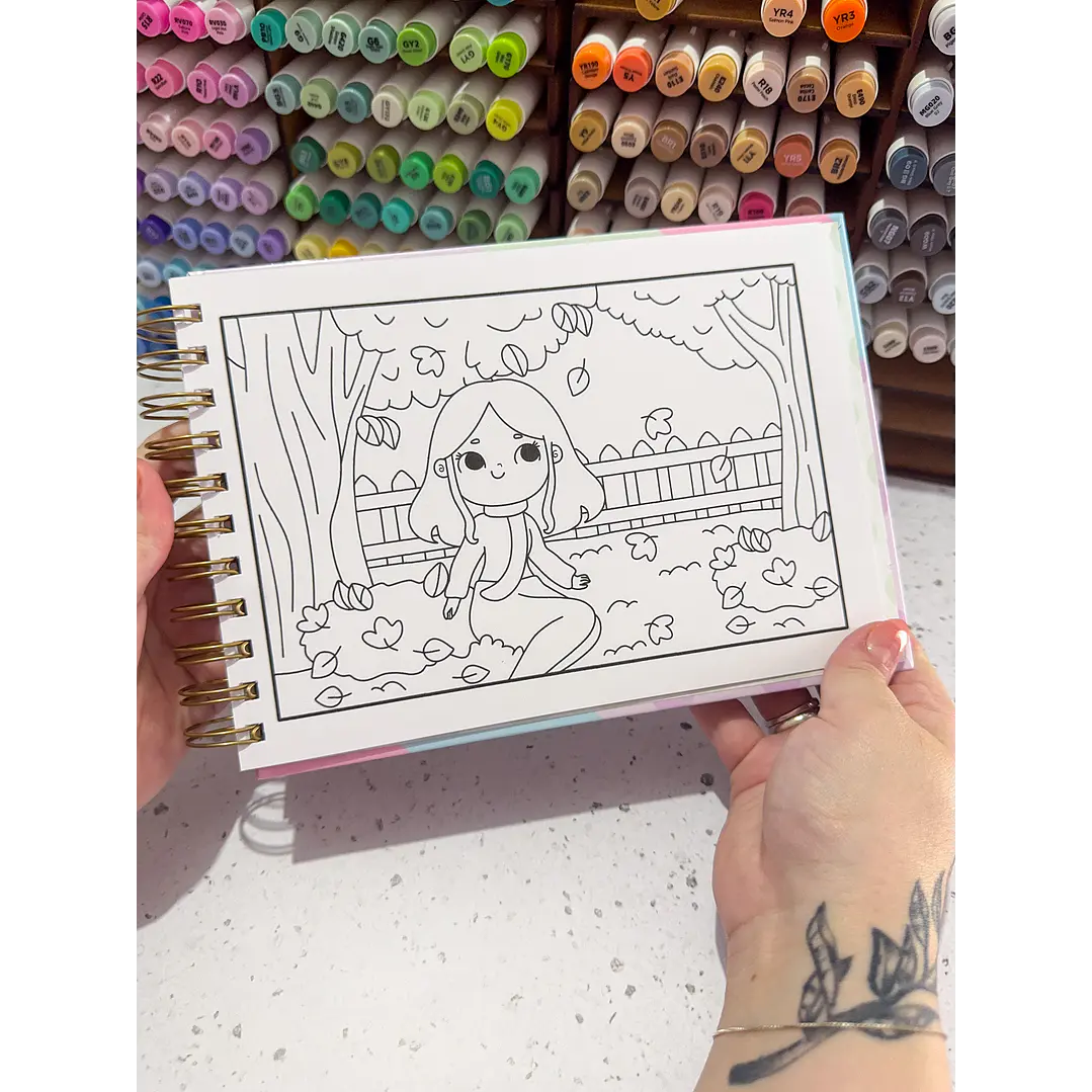 Kit Digital Livro de Colorir Colorindo Menininhas em Pdf 6