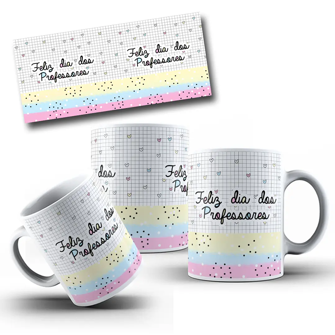 5 Artes para Caneca Dia dos Professores Arquivo em Jpg 3