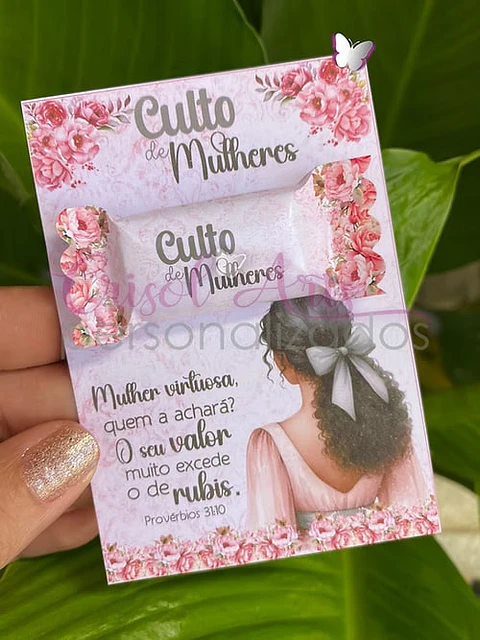 Card Mulher que Ora Afro Negra Arquivo de Corte em PNG e PDF para Baixar