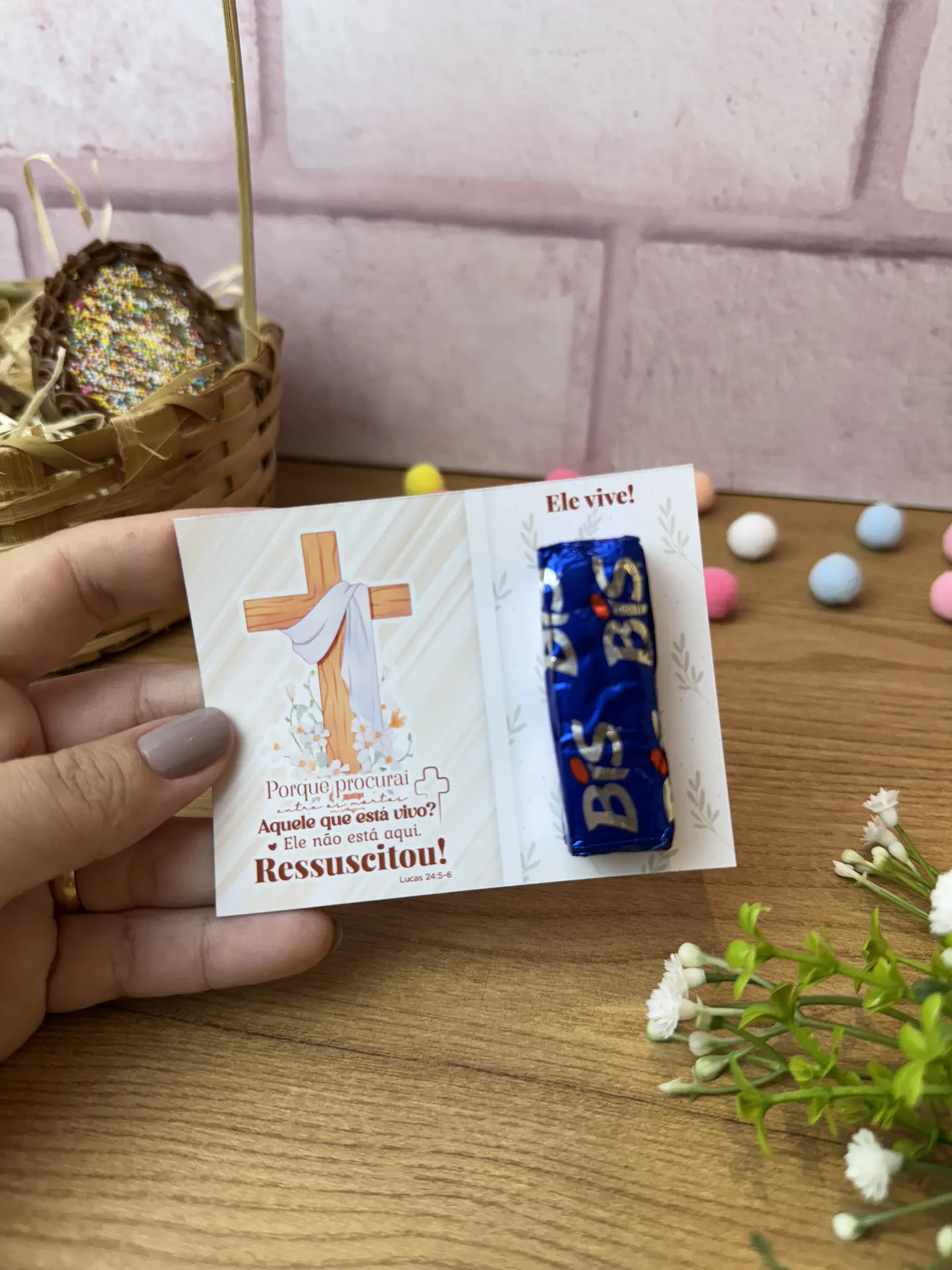 Card multiuso Páscoa Cristã Arquivo de Corte em PNG e PDF para Baixar 1