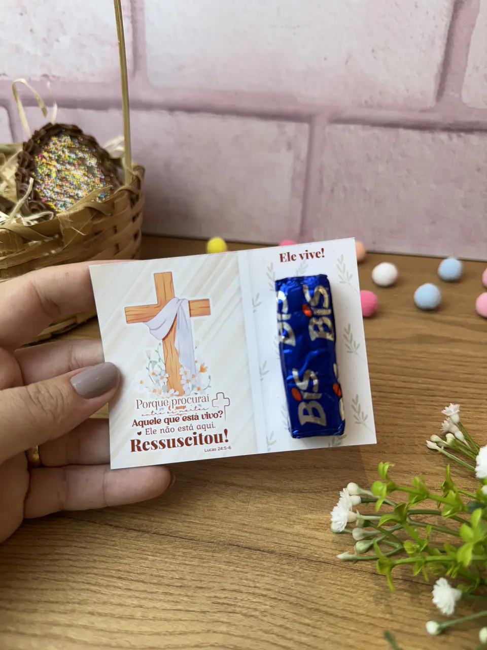 Card multiuso Páscoa Cristã Arquivo de Corte em PNG e PDF para Baixar 1