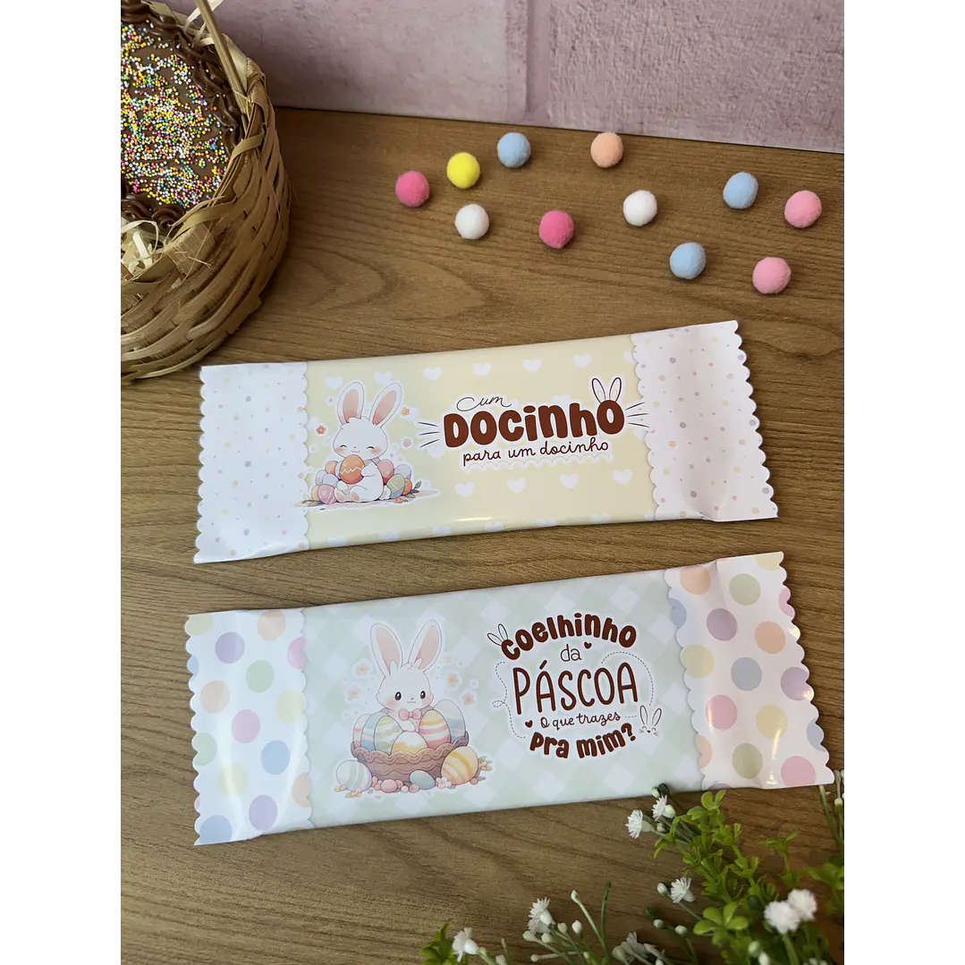 Embalagem barra de chocolate Páscoa Cristã Arquivo de Corte em PNG e PDF para Baixar 2