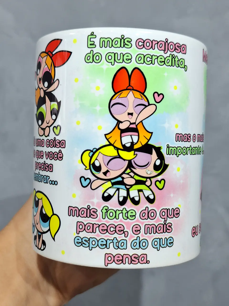  Artes Caneca Se Houver o amanhã em que não estejamos juntos - Meninas Super Poderosas Arquivo Jpg  3