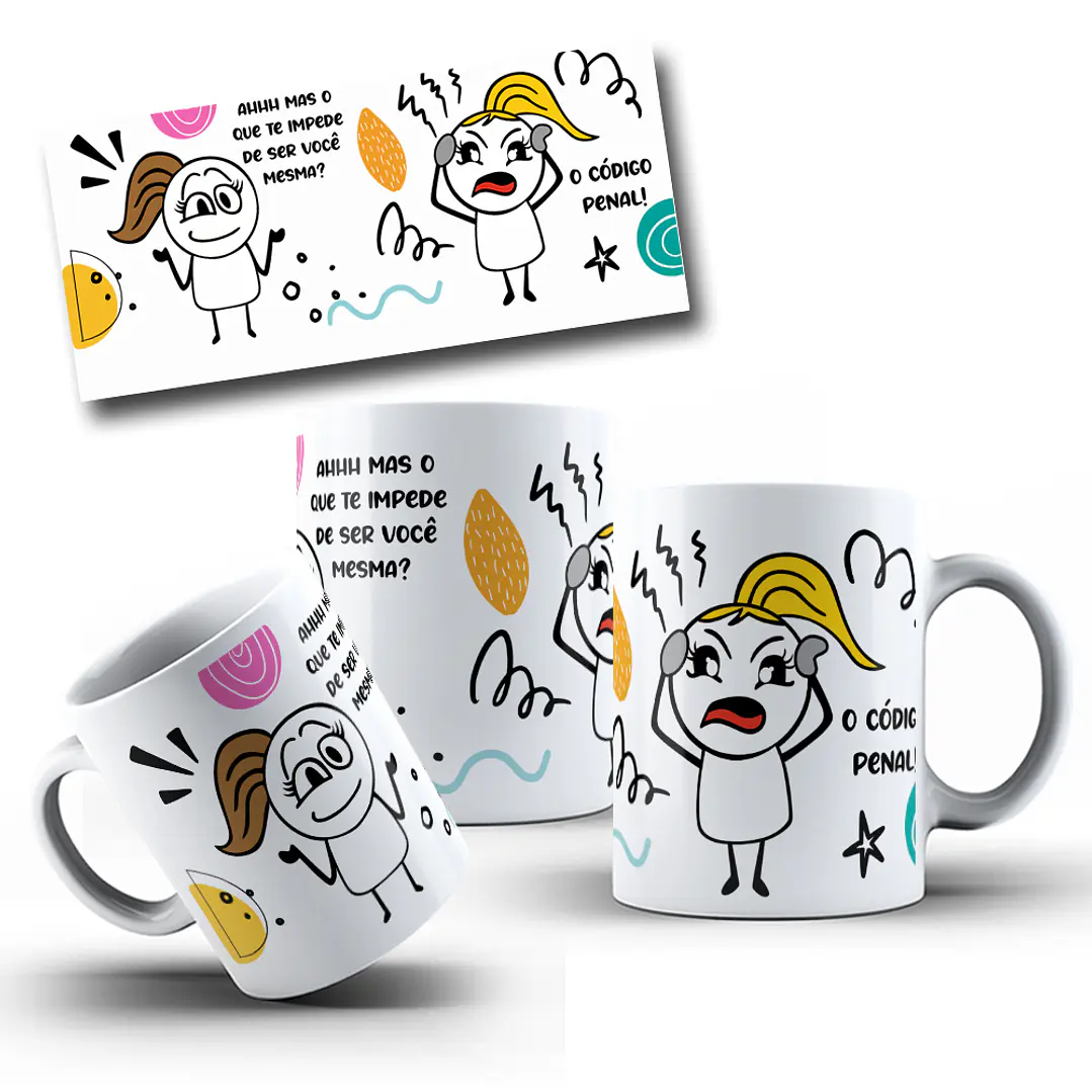 4 Artes para Caneca Flork Memes Frases em Jpg  2
