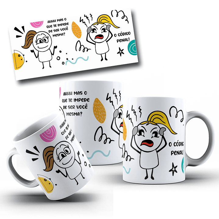4 Artes para Caneca Flork Memes Frases em Jpg  2