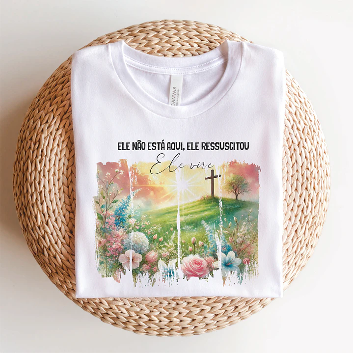 7 Artes para Camisa Jesus Ressucitou Arquivo Editável 6
