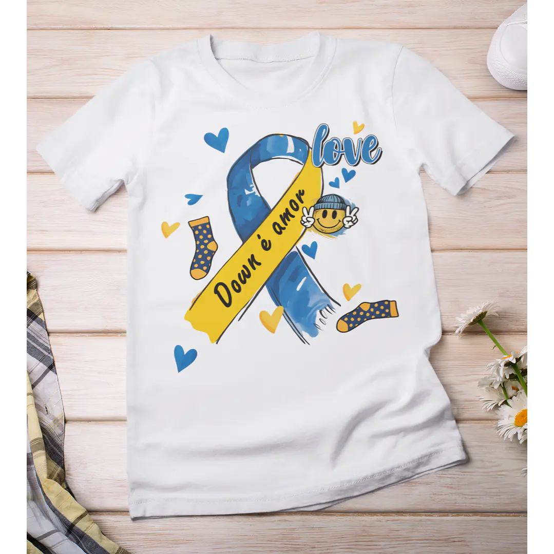 7 Artes para Camisa Sindrome de Down em Png  1
