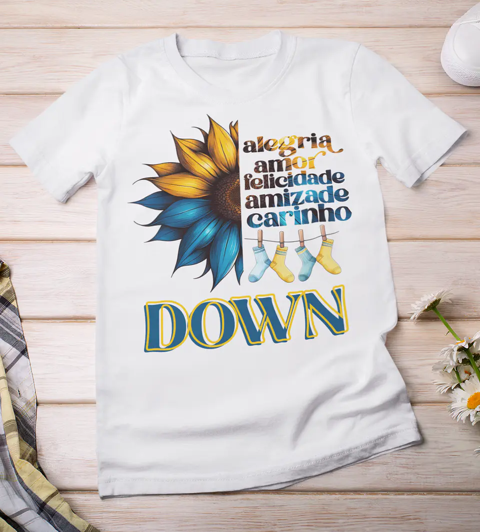 7 Artes para Camisa Sindrome de Down em Png  2