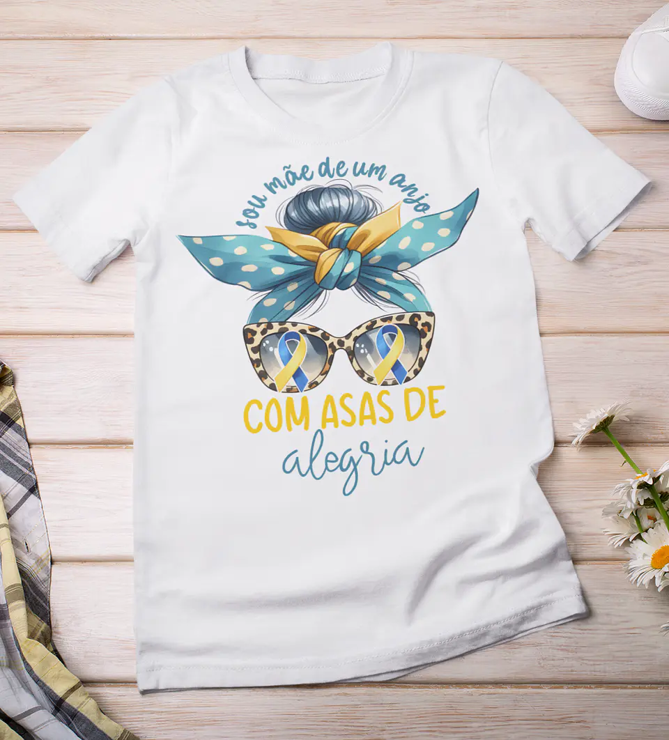 7 Artes para Camisa Sindrome de Down em Png  3