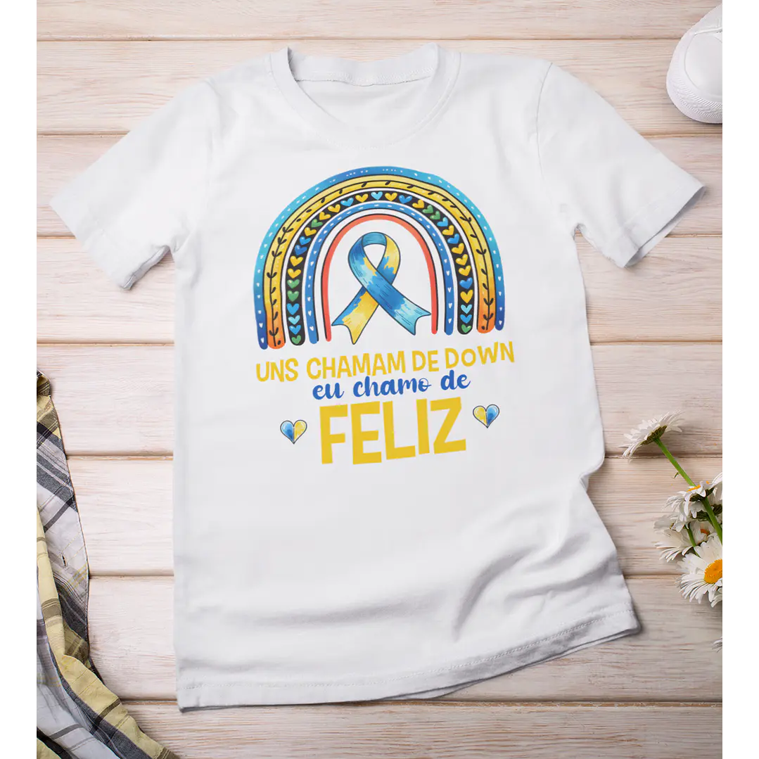 7 Artes para Camisa Sindrome de Down em Png  4
