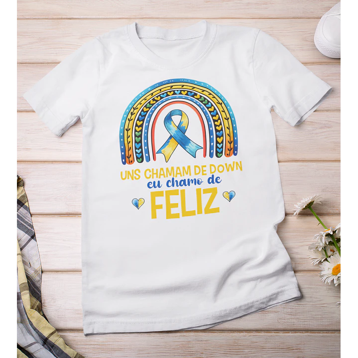 7 Artes para Camisa Sindrome de Down em Png  4