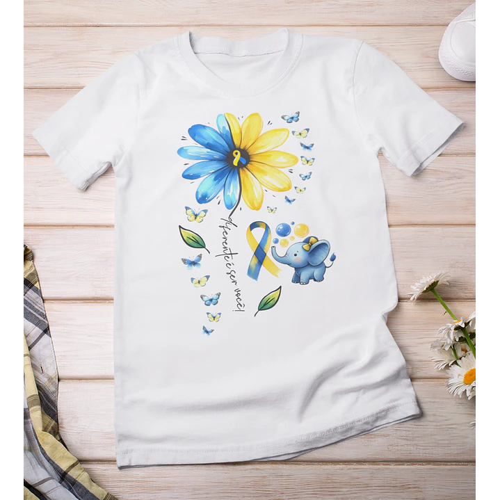 7 Artes para Camisa Sindrome de Down em Png  6