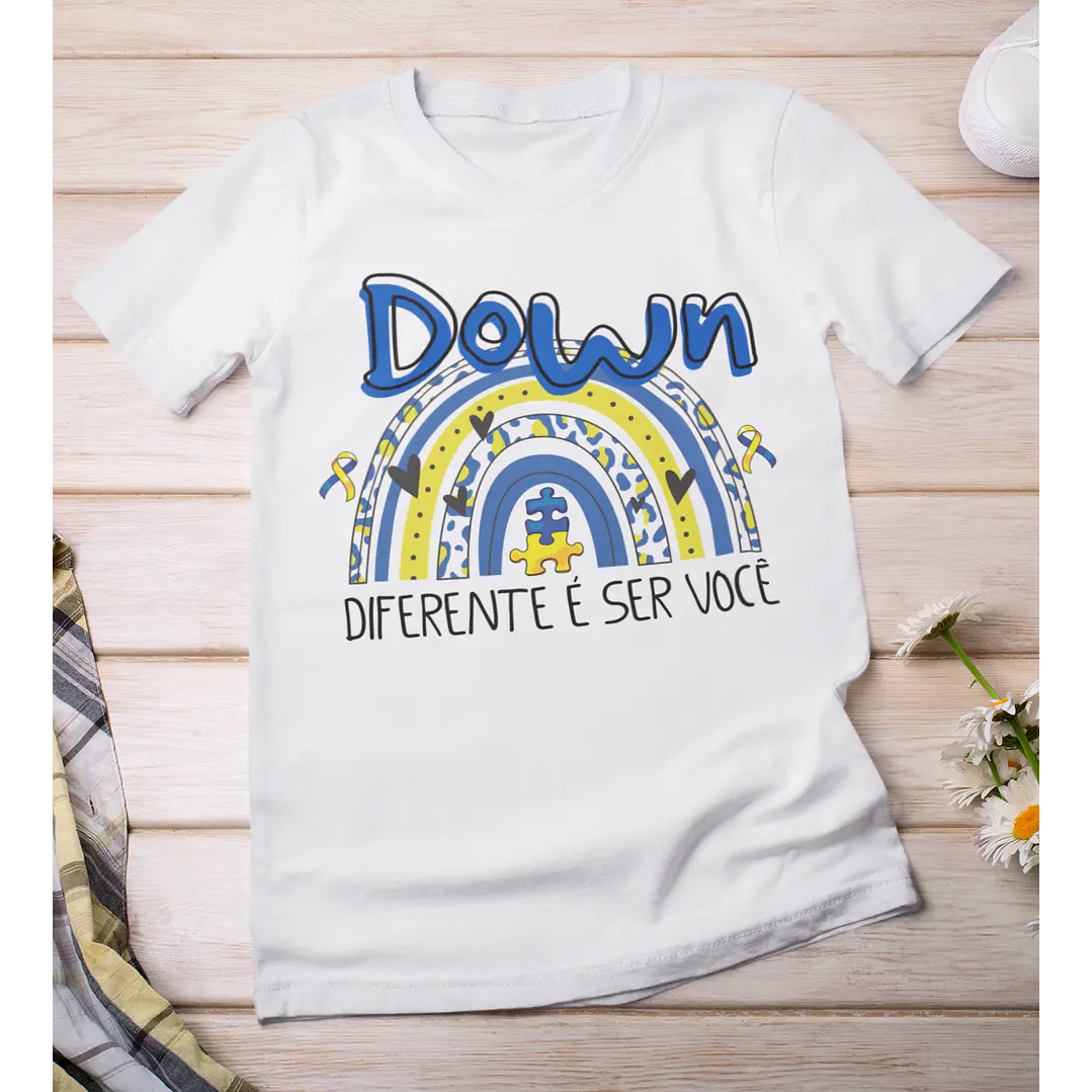 7 Artes para Camisa Sindrome de Down em Png  7