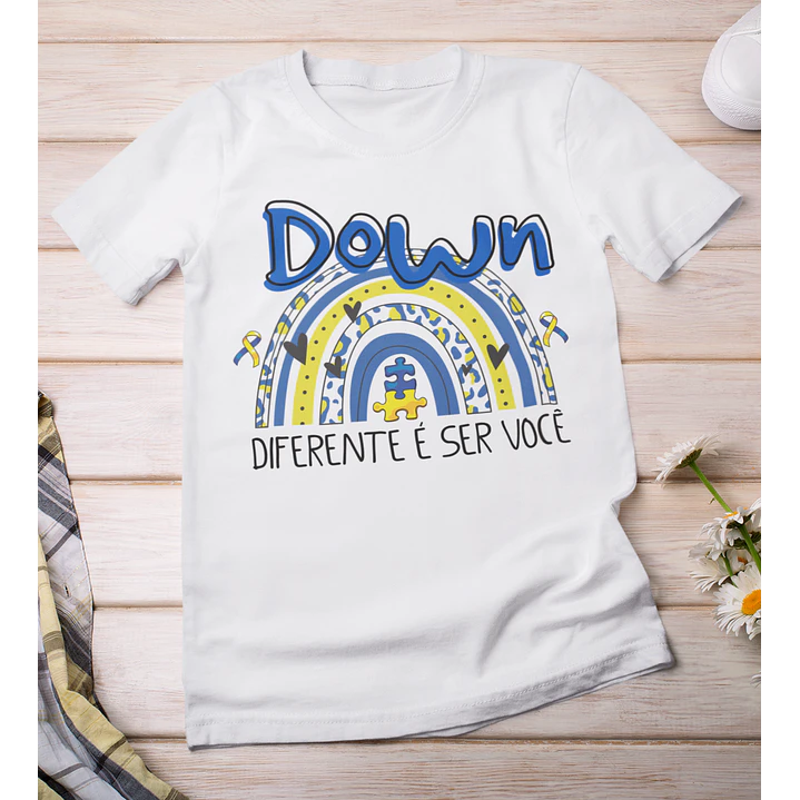 7 Artes para Camisa Sindrome de Down em Png  7