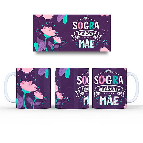 4 Artes para Caneca Dia Das Mães Arquivo em Png