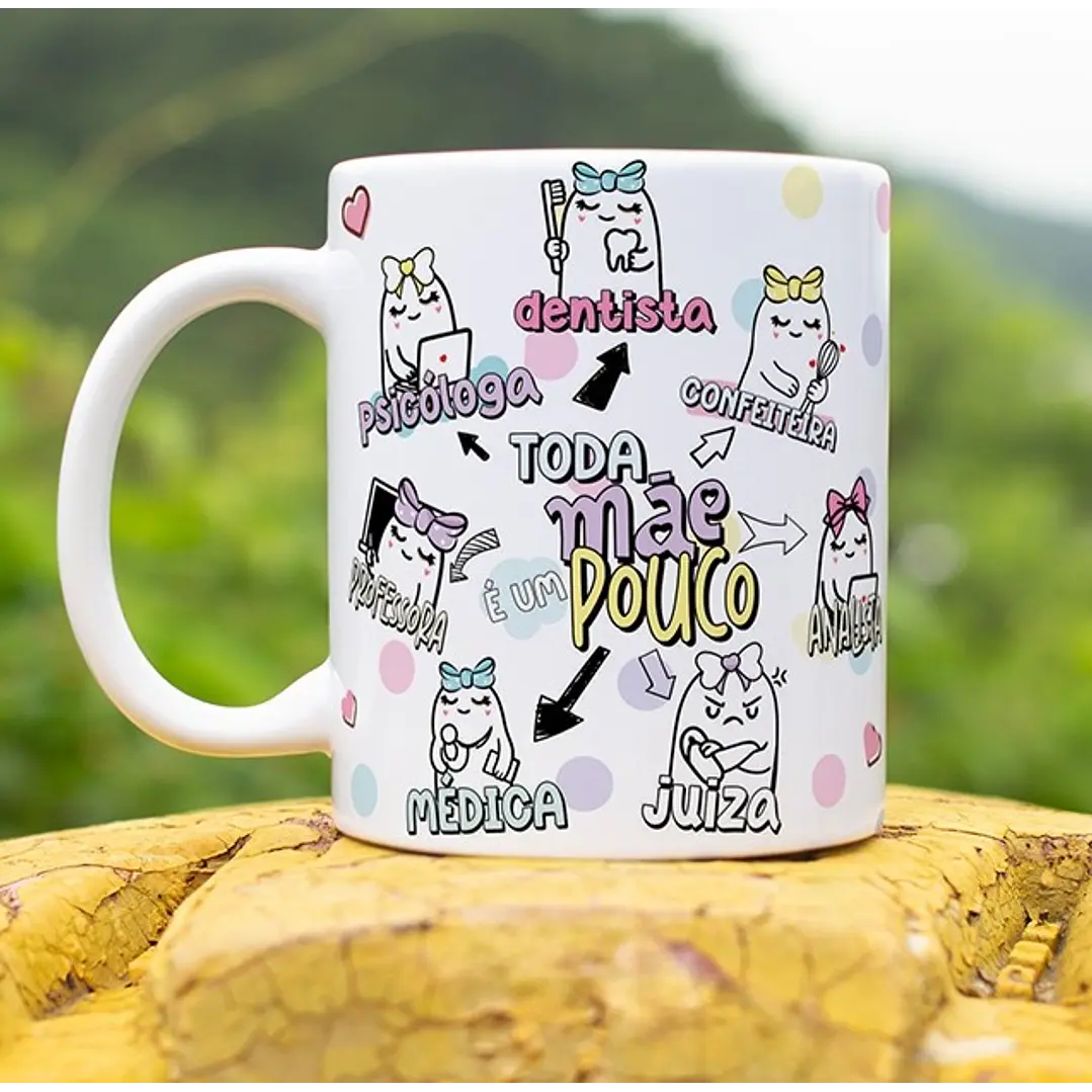 11 Artes para Caneca Dia das Mães Flork Super Mãe Arquivo Editável  5