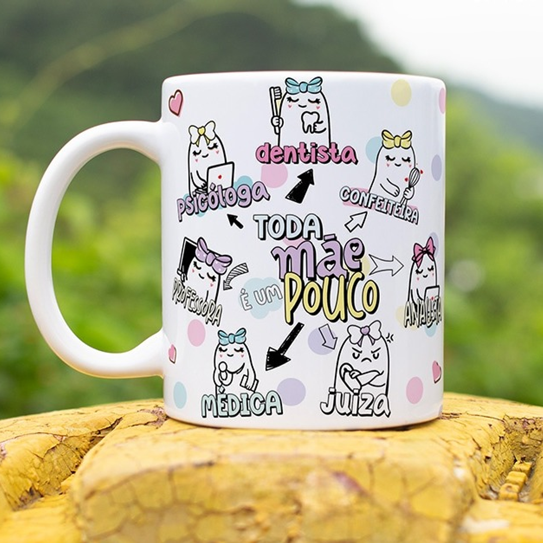 11 Artes para Caneca Dia das Mães Flork Super Mãe Arquivo Editável  5