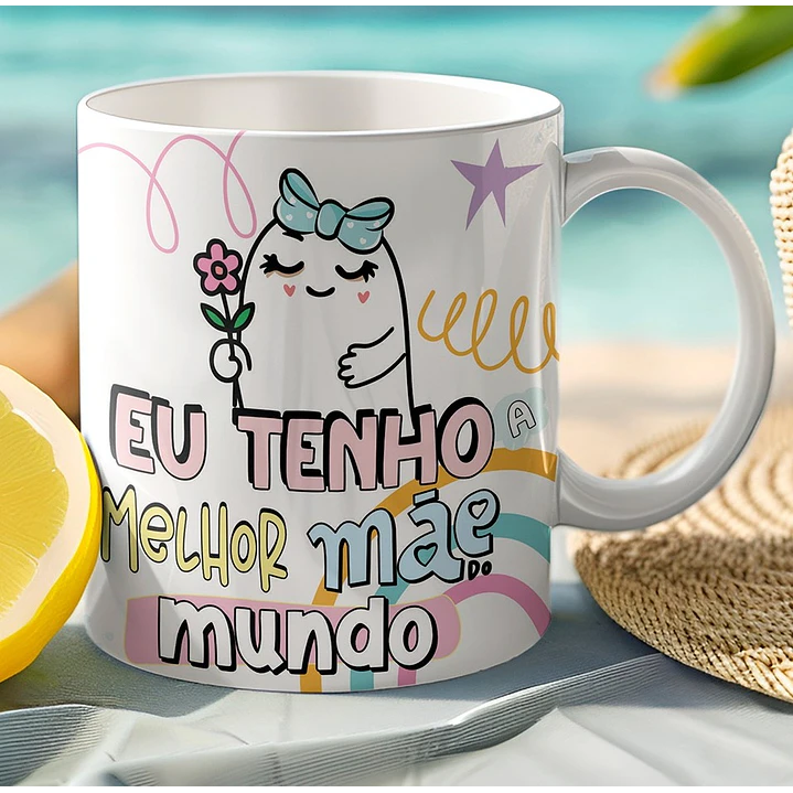 11 Artes para Caneca Dia das Mães Flork Super Mãe Arquivo Editável  10