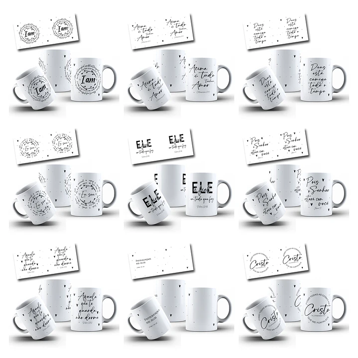 50 Artes para Caneca Salmos e Proverbios Arquivo em Jpg  1