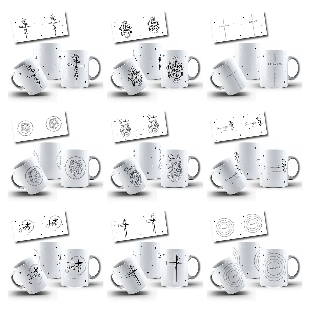 50 Artes para Caneca Salmos e Proverbios Arquivo em Jpg  2